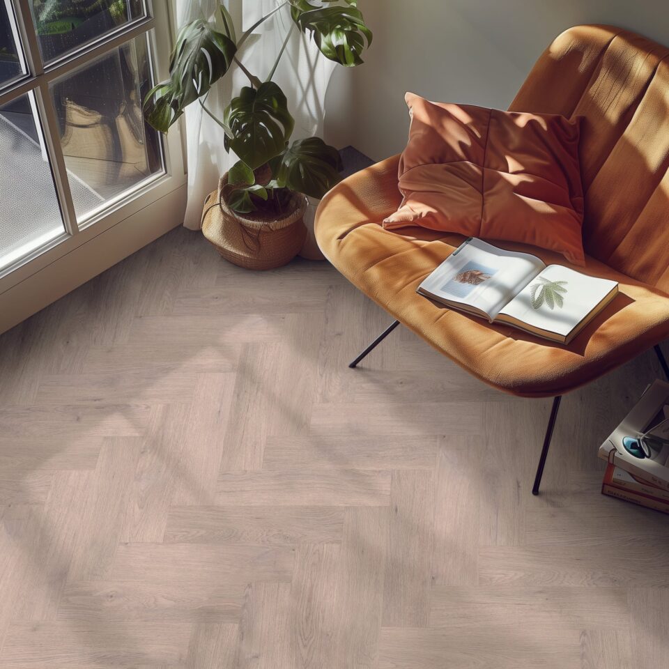 Brampton Chase LVT   CF25 Ivory White CLP28