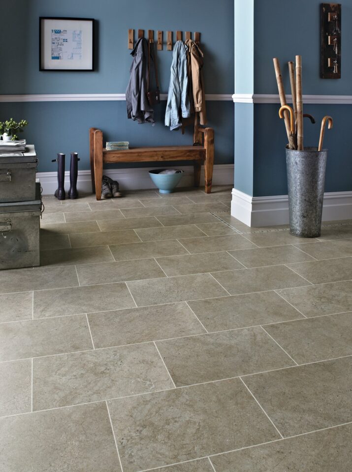 Karndean LVT   ST13 Portland Stone Hallway P